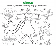 Printable Illumination The Grinch coloring pages