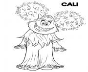 Printable cali yeti smallfoot coloring pages