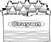 Crayola brand crayons coloring pages