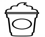 design starbucks cup cream