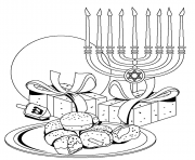 Printable Free Printable Hanukkahs coloring pages