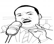 Printable martin luther king thrid monday in january coloring pages