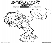 Printable Sonic Based on the global blockbuster videogame franchise from Sega coloring pages