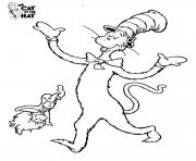 Printable The Cat in the Hat American fantasy comedy coloring pages