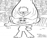Printable Trolls 2 coloring pages
