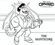 Printable Onward The Manticore coloring pages
