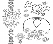 Printable Pop Music Trolls 2 World Tour  coloring pages