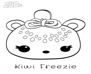Kawaii Food Kiwi Freeze Num Noms
