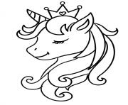 Printable Emoji Unicorn a4 coloring pages