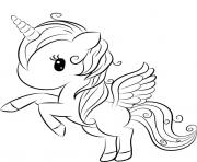 Printable alicorn kawaii for girls coloring pages