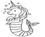 Printable cute unicorn mermaid kawaii coloring pages