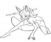 Printable Miraculous Rena Rouges coloring pages