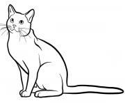Printable russian blue cat coloring pages