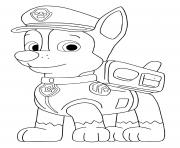 Printable Chase German sherpherd puppy coloring pages