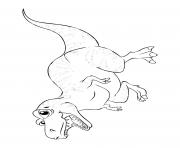 Printable dinosaur fierce dinosaur mouth open coloring pages