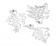 Printable dinosaur 3 cute dinosaurs coloring pages