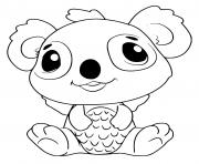Printable Hatchimals Koalabee coloring pages