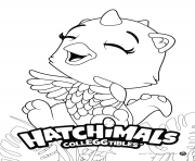 Printable Hatchimals Draggle coloring pages