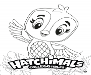 Printable Hatchimals Penguala coloring pages