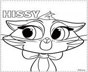 Printable Puppy Dog Pals Hissy coloring pages