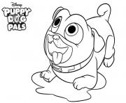 Printable Puppy Dog Pals Wait for Food coloring pages