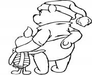 Printable Winnie the Pooh Piglet back view coloring pages