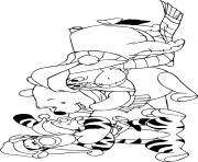 Printable Winnie the Pooh and friends coloring pages