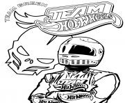 Printable Team Hot Wheels Driver coloring pages
