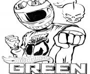Printable Hot Wheels Green Driver coloring pages