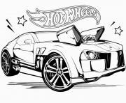 Printable hot wheels 68 voiture rapide coloring pages