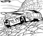 Printable Hot Wheels Dodge Strong Car coloring pages