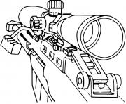 Printable call of duty sniper coloring pages