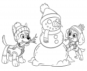 Printable Holidays with the PAW Patrol Pups coloring pages