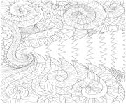 Printable christmas for adults tree patterned swirl background coloring pages