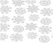Printable christmas for adults snowflakes coloring pages