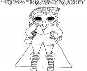 Printable miss independent lol omg coloring pages