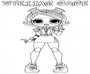 Printable stellar babe lol omg coloring pages