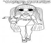 Printable candylicious lol omg coloring pages