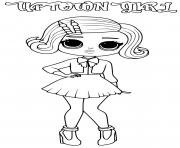Printable uptown girl lol omg coloring pages