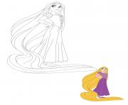 Printable Disney Princess Rapunzel coloring pages