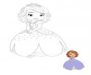 Printable Disney Princess Sofia coloring pages