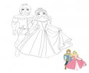 Printable Prince and Princess coloring pages