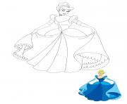Printable Disney Princess Cinderella coloring pages