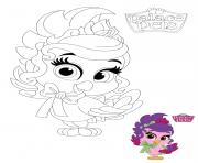 Printable Princess Palace Pets Birdadette coloring pages