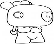Printable funko pop bt21 mang coloring pages