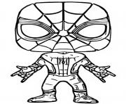 Printable funko pop marvel spiderman coloring pages