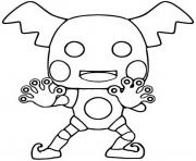 Printable funko pop pokemon mr mime coloring pages
