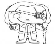 Printable Funko Pops Alastor Moody coloring pages