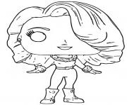 Printable funko pop rock maria carey christmas coloring pages