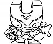 Printable superzings mutant bandits 042 darknetic coloring pages